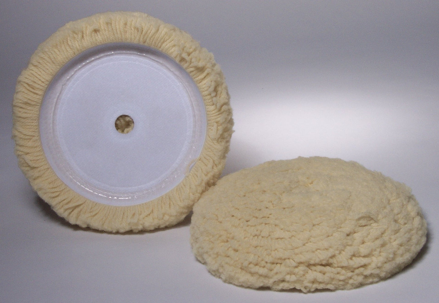 Velcro 100% Wool Buff Pad 7.5" X 1.5"
