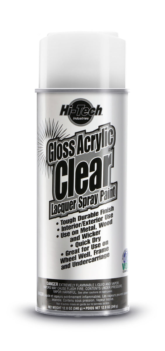 Gloss Acrylic Clear Lacquer Spray Paint – CarBrite
