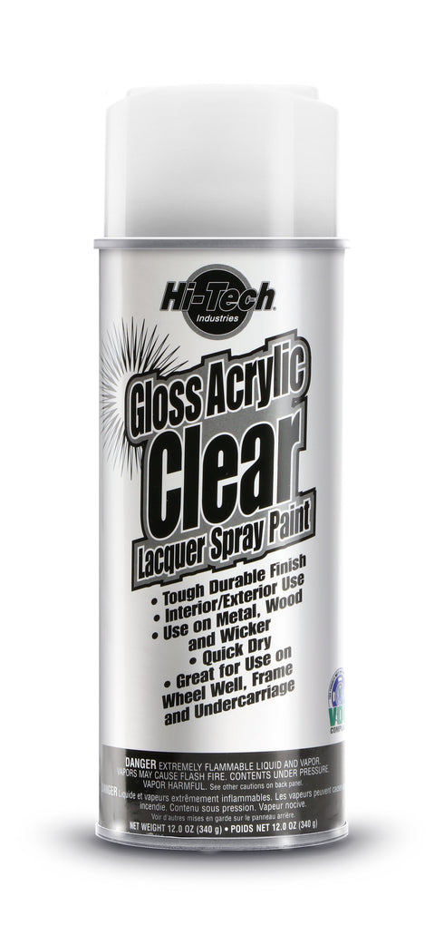 Gloss Acrylic Clear Lacquer Spray Paint