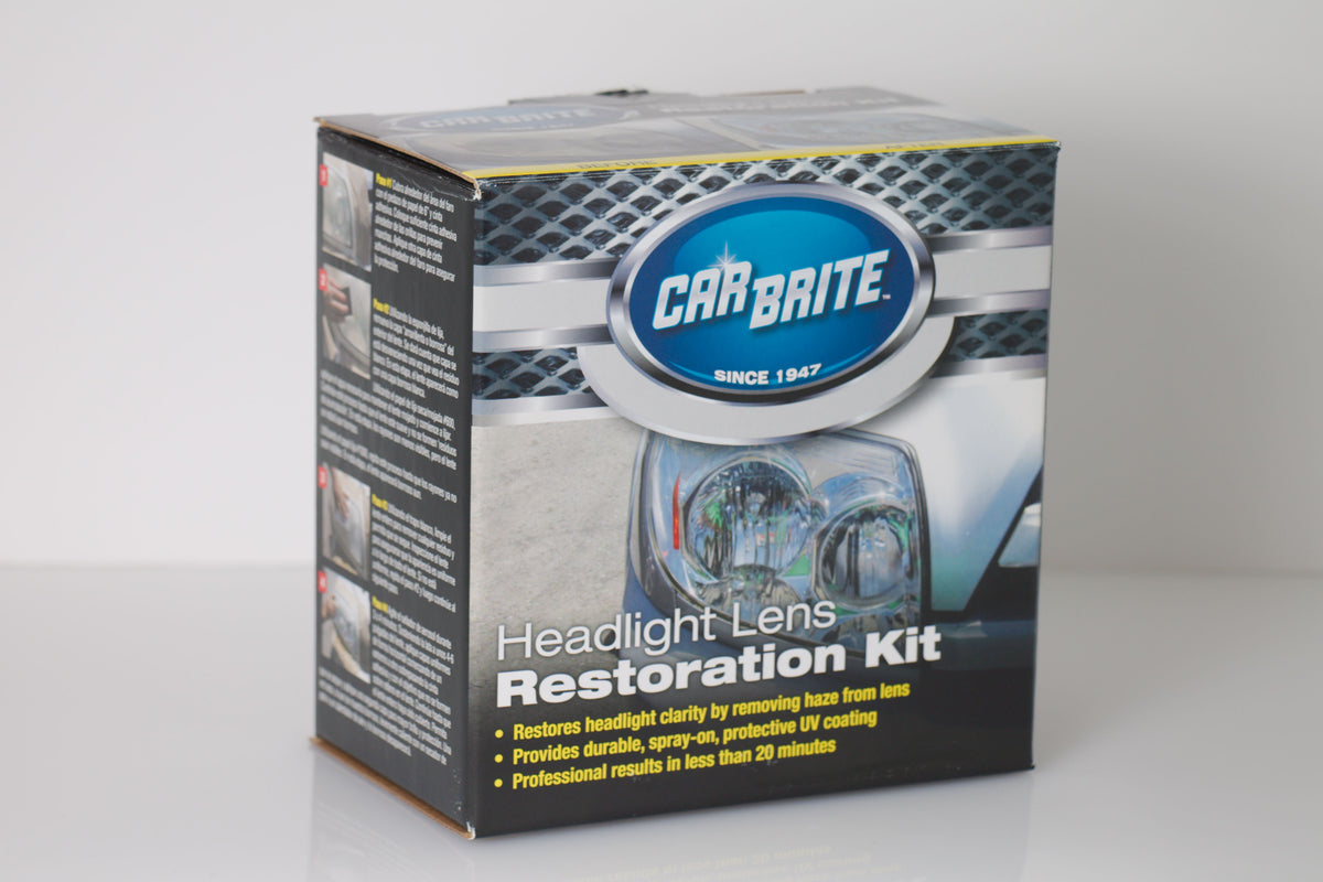 Lens-Brite HD miracle Headlight restorer kit clean&Restore Crystal Clear  Safer N