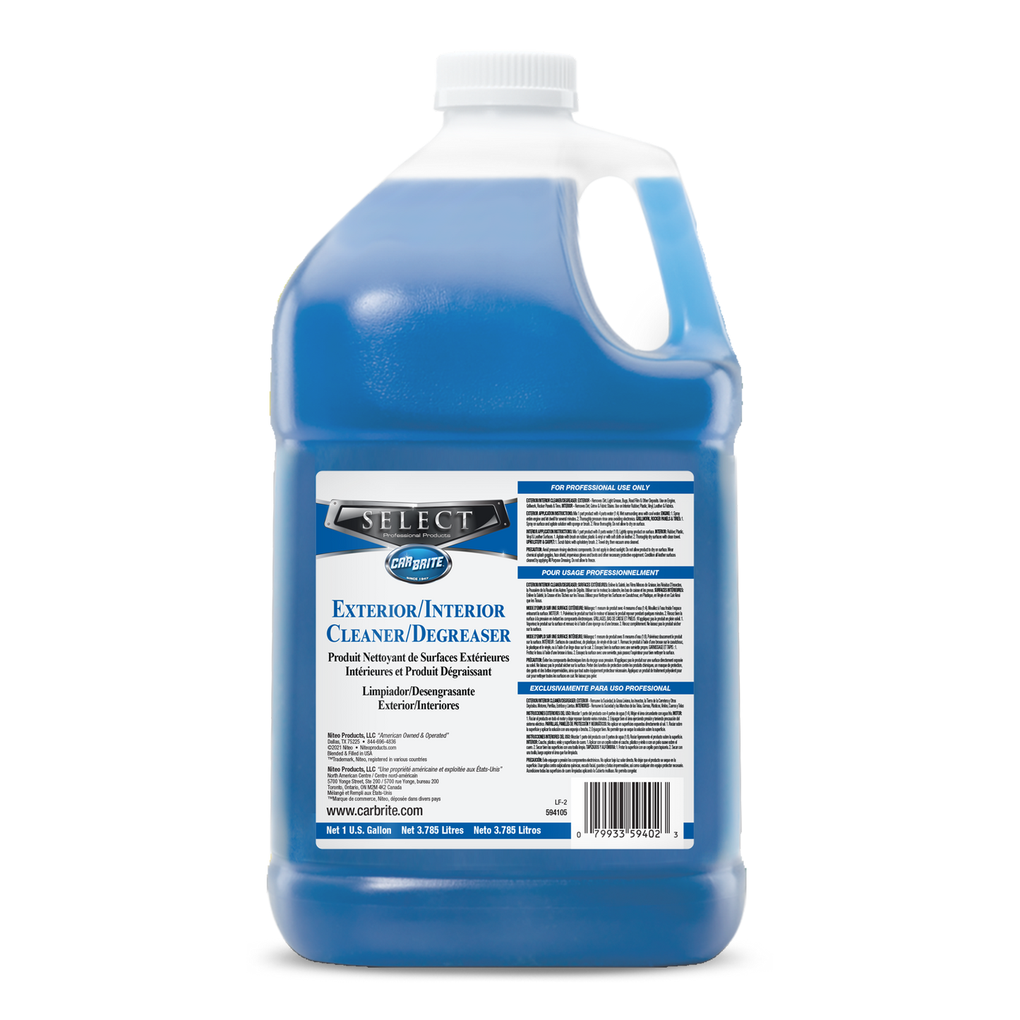 SELECT™ Exterior Interior Cleaner / Degreaser