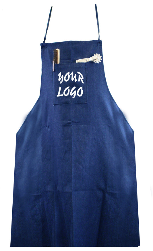 Denim Apron With Pockets