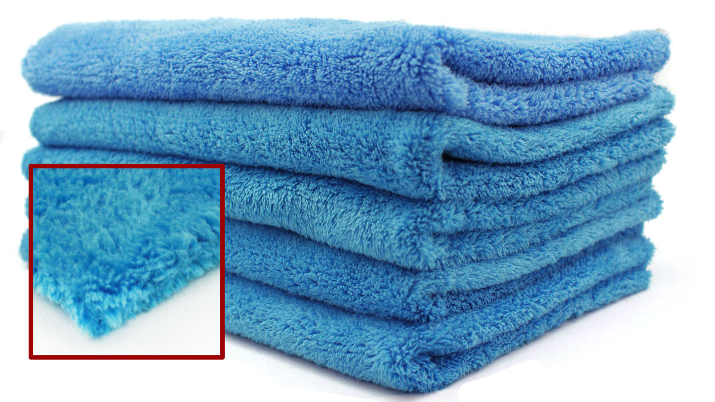 Edgeless Ultra-Plush Blue Microfiber