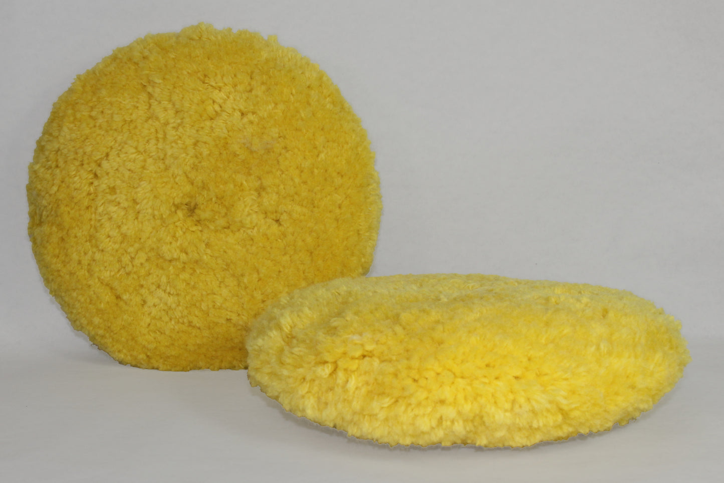 8" Double Sided Yellow Wool Light Cut Polishing