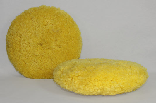 8" Double Sided Yellow Wool Light Cut Polishing